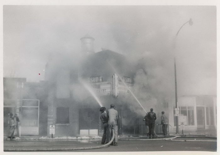 Sun Theater - 1952 Fire Photo From Bangor Historical Society (newer photo)